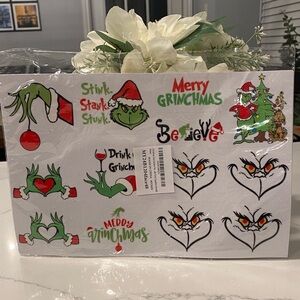 Grinch Christmas Sticker Set